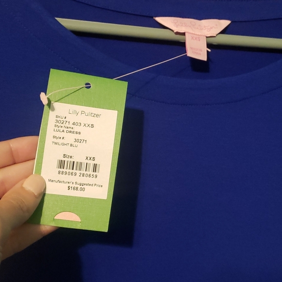 Lilly Pulitzer Lula Dress twilight blue - Picture 3 of 4